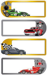 bsb Car Notebook Labels 12 Pieces bsb Car Notebook Labels 12 Pieces