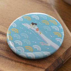 Spirited Away Abzeichen Chihiro & Haku Dragon 5 Cm