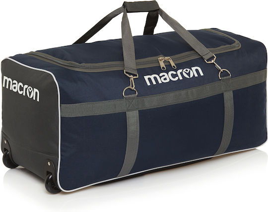 Macron Sack Voyage 82.8lt Navy Blue with Wheels Fabric L76xW33xH33cm