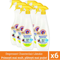 Chante Clair Καθαριστικό Spray για Λίπη 600ml 6τμχ