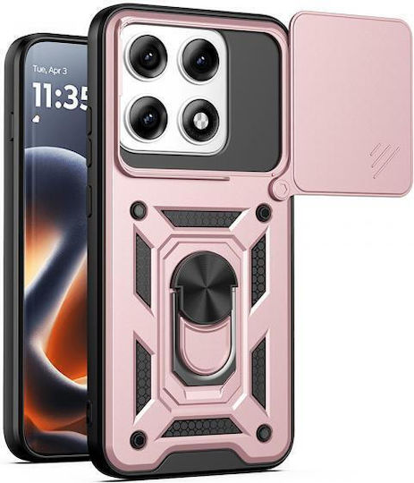 Husă Telefon Motorola Edge 70 Pro Techsuit Camshield Roz Auriu