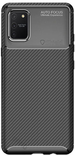 Kompatible Handyhülle Samsung S10 Lite Weiches Stoßfestes Silikon Flexibles Rüstung Carbon Haut Ishield