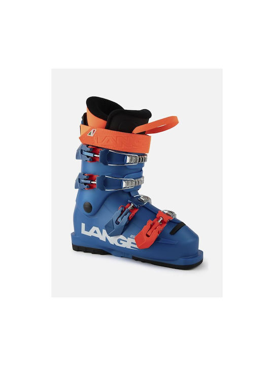 Lange Kinder Ski-Stiefel Vibrant Blau