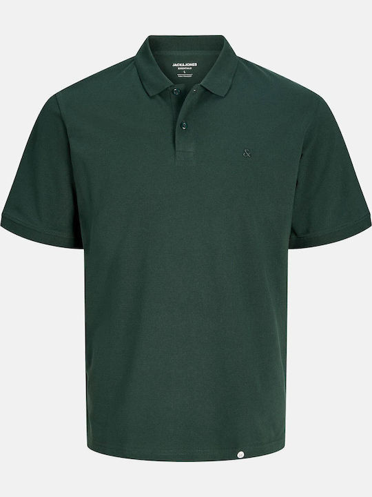 Jack & Jones Polo Μπλούζα Κοντομάνικη Darkest-s...