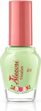 Alezori Glossy Top Coat Quick Dry Viridian 15ml