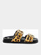 Damen Flache Sandalen Braun