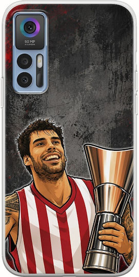 Kings Europe Legends Saint George Case TCL 30 30 5G 30+ Flexible TPU Transparent Silicone