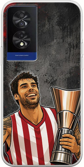 Kings Europe Legends Saint George Case TCL 40 NXTPAPER 4G Flexible TPU Transparent Silicone