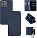 Vintage Magnet Wallet Case Sonique Motorola Moto G15 4G Moto G15 Power Dark Blue