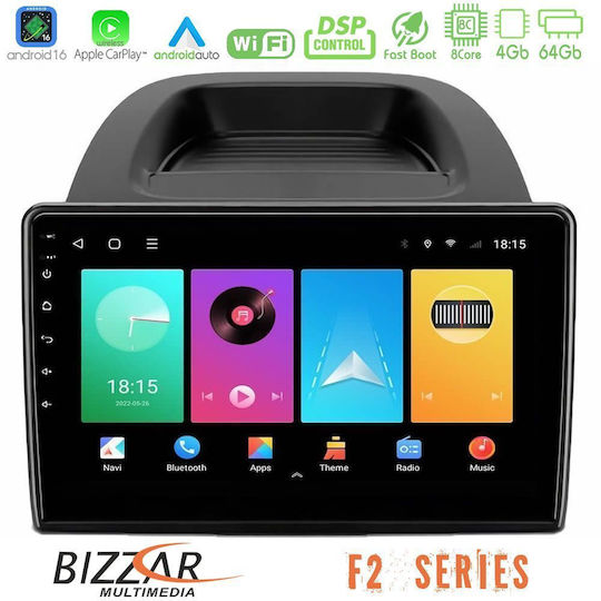 Bizzar Ηχοσύστημα Αυτοκινήτου για Ford EcoSport 2018-2020 (Bluetooth/USB/WiFi/GPS/Apple-Carplay/Android-Auto) με Οθόνη Αφής 10"