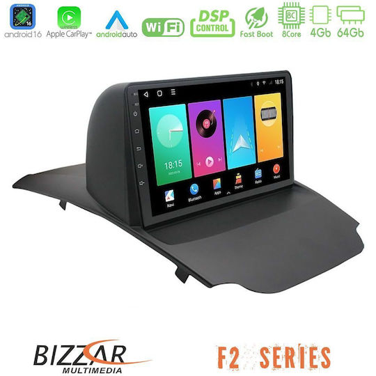 Bizzar Sistem Audio Auto pentru Ford EcoSport 2014-2017 Bluetooth USB Wi-Fi GPS Apple CarPlay Android Auto cu Ecran Tactil 10"