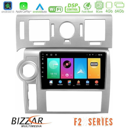 Bizzar Ηχοσύστημα Αυτοκινήτου Hummer H2 2008-2009 (Bluetooth/USB/WiFi/GPS/Apple-Carplay/Android-Auto) με Οθόνη Αφής 9"