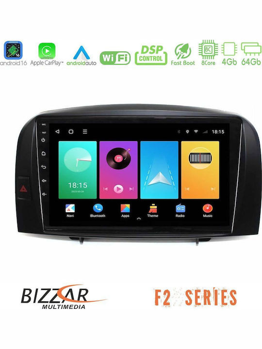 Bizzar Car Audio System for Hyundai Sonata 2005-2009 Bluetooth USB WiFi GPS Apple CarPlay Android Auto with 10" Touch Screen