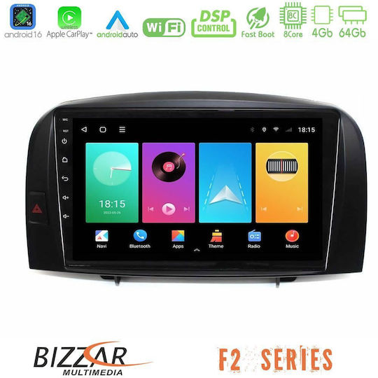 Bizzar Ηχοσύστημα Αυτοκινήτου για Hyundai Sonata 2005-2009 (Bluetooth/USB/WiFi/GPS/Apple-Carplay/Android-Auto) με Οθόνη Αφής 10"