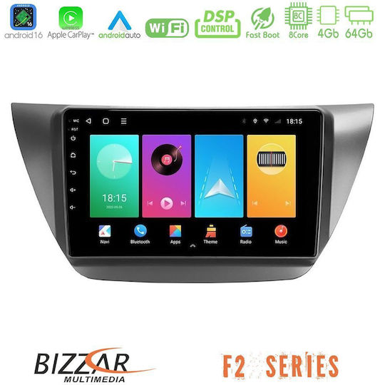 Bizzar Car Audio System for Mitsubishi Lancer 2004 – 2008 Bluetooth USB WiFi GPS Apple CarPlay Android Auto with 9" Touch Screen