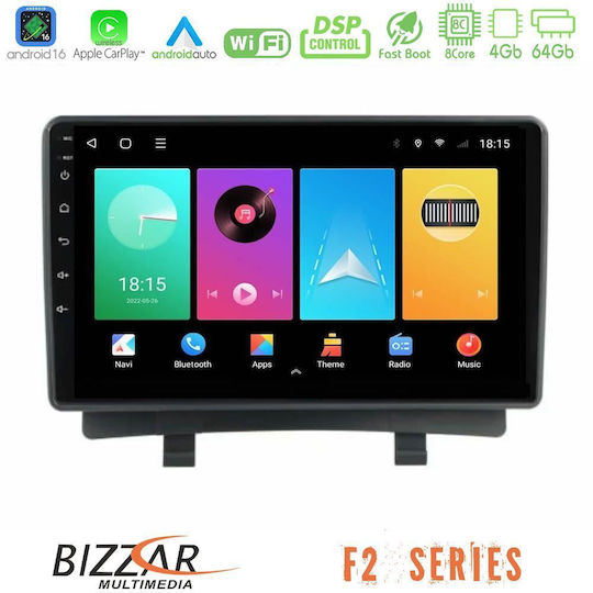 Bizzar Ηχοσύστημα Αυτοκινήτου για Opel Zafira / Zafira Tourer 2012-2016 (Bluetooth/USB/WiFi/GPS/Apple-Carplay/Android-Auto) με Οθόνη Αφής 9"