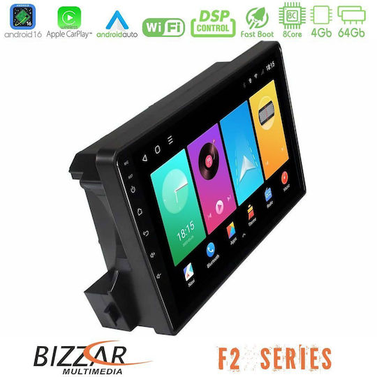 Bizzar Car Audio System for Ssangyong Actyon / Kyron 2005-2014 Bluetooth USB WiFi GPS Apple CarPlay Android Auto with 9" Touch Screen