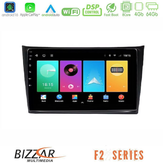 Bizzar Auto-Audiosysteme für Volvo XC 90 2006-2014 Bluetooth USB Eingebautes Wi-Fi GPS Apple CarPlay Android Auto