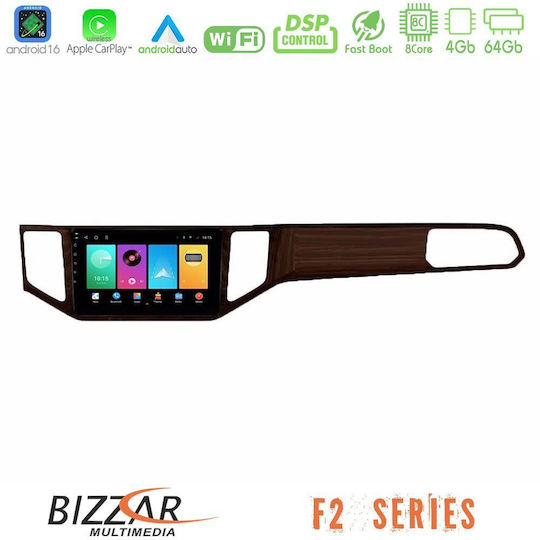 Bizzar Car Audio System for Volkswagen Sportsvan 2014-2020 (Bluetooth/USB/WiFi/GPS/Apple CarPlay/Android Auto) with 9" Touch Screen