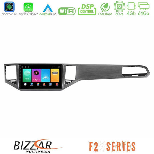 Bizzar Car Audio System for Volkswagen Sportsvan 2014-2020 (Bluetooth/USB/WiFi/GPS/Apple CarPlay/Android Auto) with 9" Touch Screen