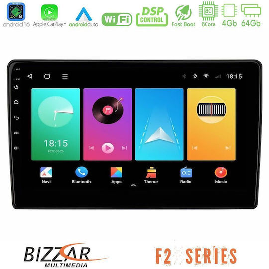 Bizzar Ηχοσύστημα Αυτοκινήτου για Toyota Celica / GT86 / Sequoia (Bluetooth/USB/WiFi/GPS/Apple-Carplay/Android-Auto) με Οθόνη Αφής 9"