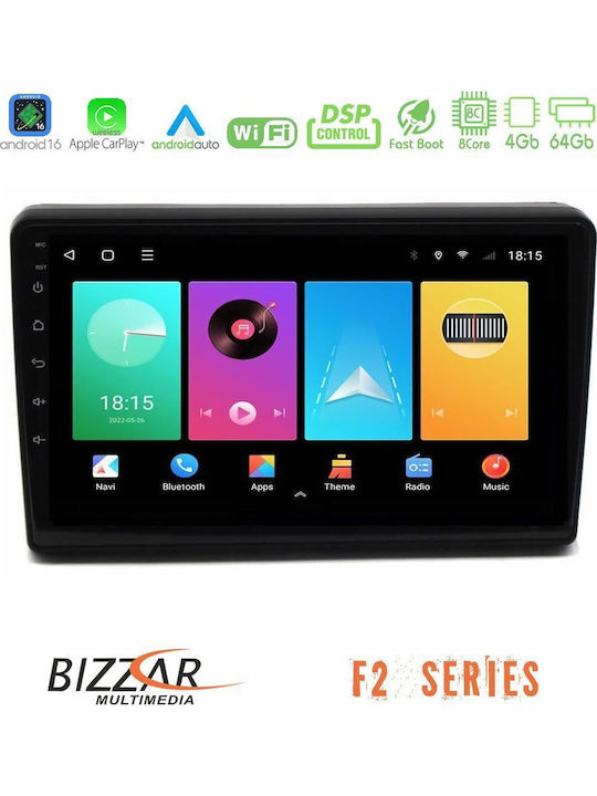 Bizzar Car Audio System for Citroen C5 2008-2019 Bluetooth USB WiFi GPS Apple CarPlay Android Auto with 10" Touch Screen