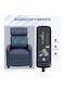 Scaun De Relax Masaj Cu Puf Albastru Închis 68x88x98cm