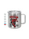 Koupakoupa Spiderman The Amazing Метална Чаша с Капак Кафява 300ml