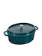 Staub Cocotte Γάστρα Οβάλ Μαντεμένια 28x28cm 8lt