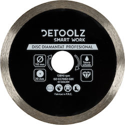 Detoolz Δίσκος Κοπής Δομικών Υλικών 110mm