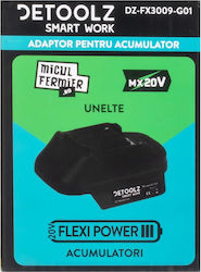 Detoolz Adaptor Pentru Baterie De Scule DZ-FX3009-G01