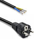 Qoltec Cablu De Alimentare Schuko Cee 7/7 E F Cupru Cu Miezuri Dezizolate Solderate 3x1.50 Mm² 1.8 M