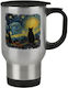 Koupakoupa Starry Night Cat Thermosflasche Rost...