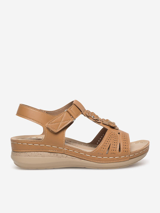 Sommer Damenplattformen Beige