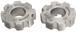 Unior Scule Manuale Pentru Filetare T47 M47x1-lh/rh Unior Scule Manuale Pentru Filetare T47 M47x1-lh/rh