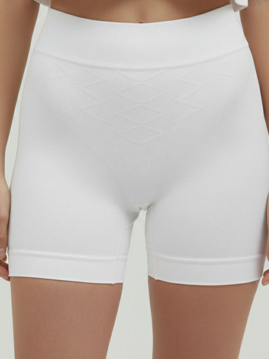 Seamless Uplift Tightening Boxer White
