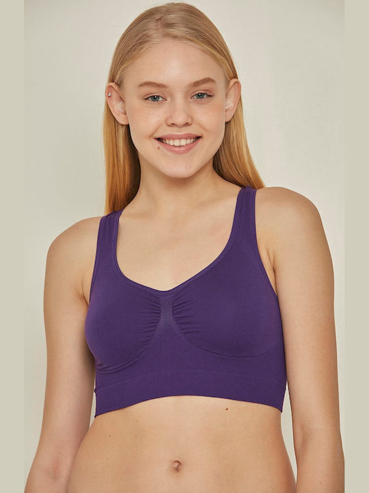 Women's Athletic Sports Bra Purple