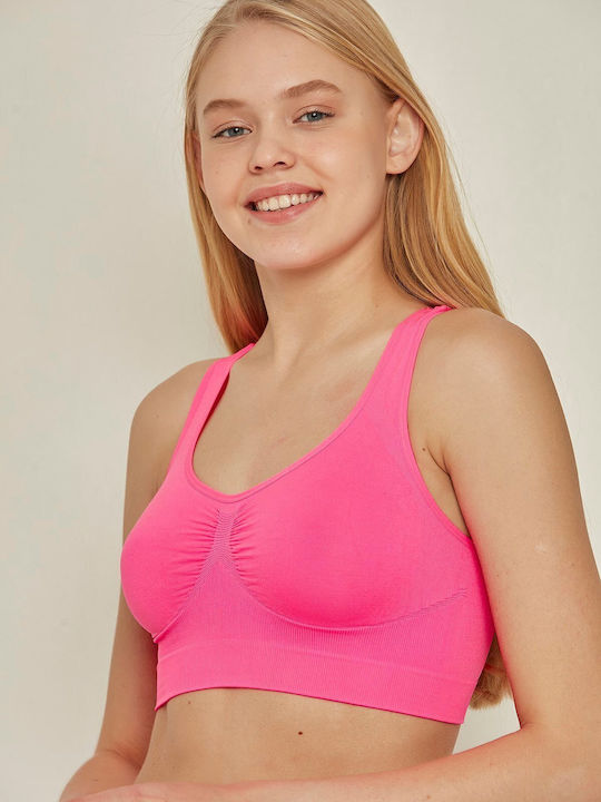 Women's Athletic Sports Bra Fuchsia