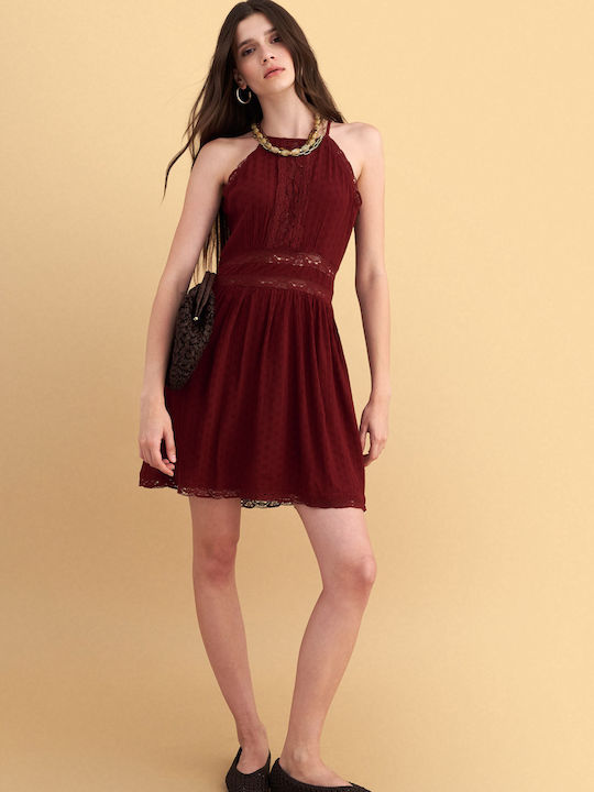 Summer Mini Dress Red 9923313-Bordeaux