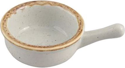 Porland Seasons Serving Bowl for Dip Round Porcelain Grey with Diameter 9.5cm