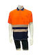 Мъжка Работна Тениска Cn Club Nautico Working Line Shirt *0668420-l 10-502 Рефлективна Дишаща Оранжева
