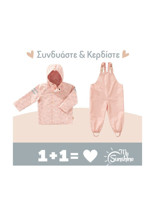 Αδιάβροχο Παιδικό Casual Μπουφάν με Κουκούλα Mimosa