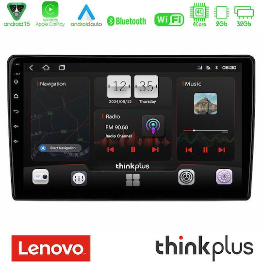 Lenovo Ηχοσύστημα Αυτοκινήτου για Alfa Romeo Giulietta 2014-2021 (Bluetooth/USB/AUX/WiFi/GPS/Apple-Carplay/Android-Auto) με Οθόνη Αφής 10"