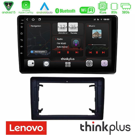 Lenovo Car Audio System for Jeep Commander / Grand Cherokee / Patriot Dodge Nitro Bluetooth USB AUX WiFi GPS Apple CarPlay Android Auto with 10" Touch Screen