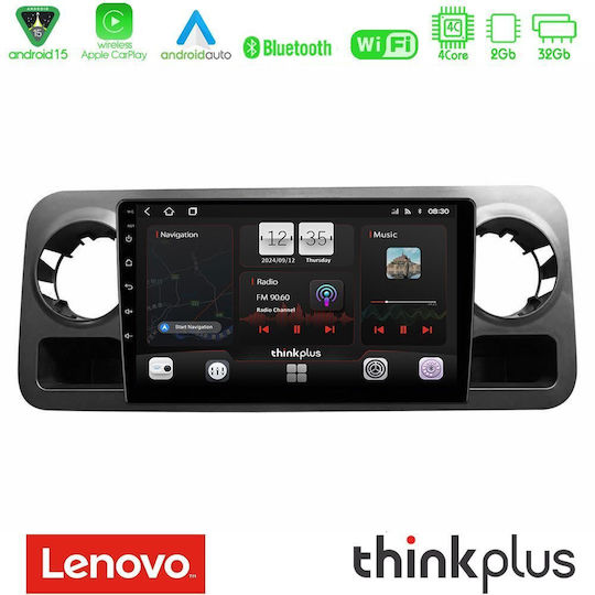 Lenovo Car Audio System for Mercedes-Benz Sprinter Bluetooth USB AUX WiFi GPS Apple CarPlay Android Auto with 10" Touch Screen