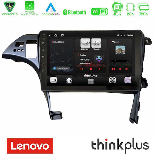 Lenovo Auto-Audiosystem für Toyota Prius 2010-2015 (Bluetooth/USB/AUX/Eingebautes Wi-Fi / 3G / GPS / Apple CarPlay / Android Auto) mit Touchscreen 10"