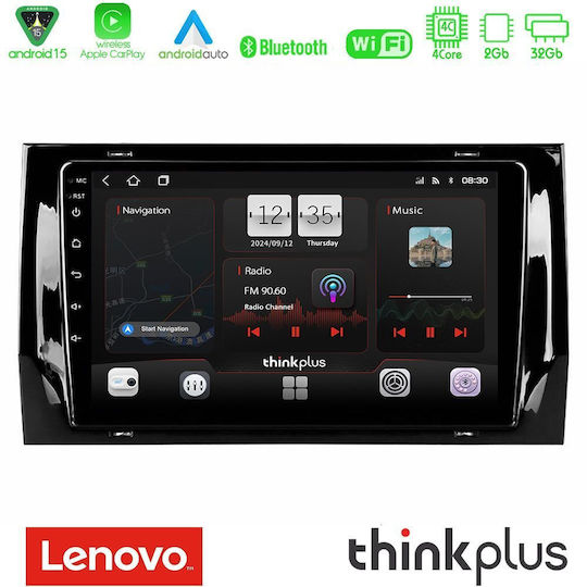 Lenovo Car Audio System for Skoda Kodiaq 2024-2025 Bluetooth USB AUX WiFi GPS Apple CarPlay Android Auto with 10" Touch Screen