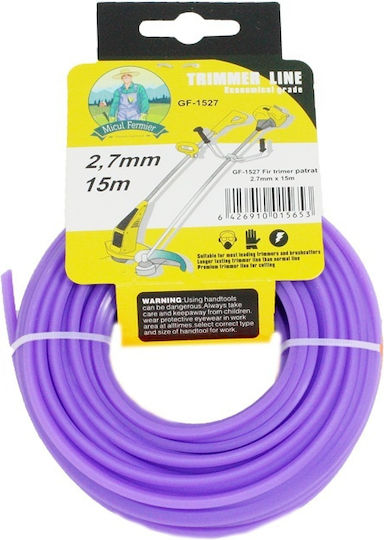 GF-1527 Linie Pătrată Lungime 15m și Grosime 2.7mm