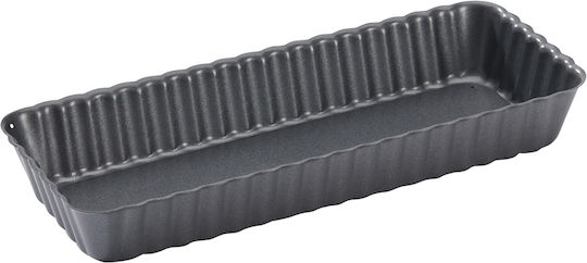 De Buyer Bakeware Tin for Tart Made of Stainless Steel with Removable Bottom 20x8x2.7cm