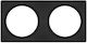 Πλαίσιο Φωτιστικό Spot Gen 2 100x200 2xd68 Ατσάλι Μαύρο 4099854460081 Ledvance 4099854460081